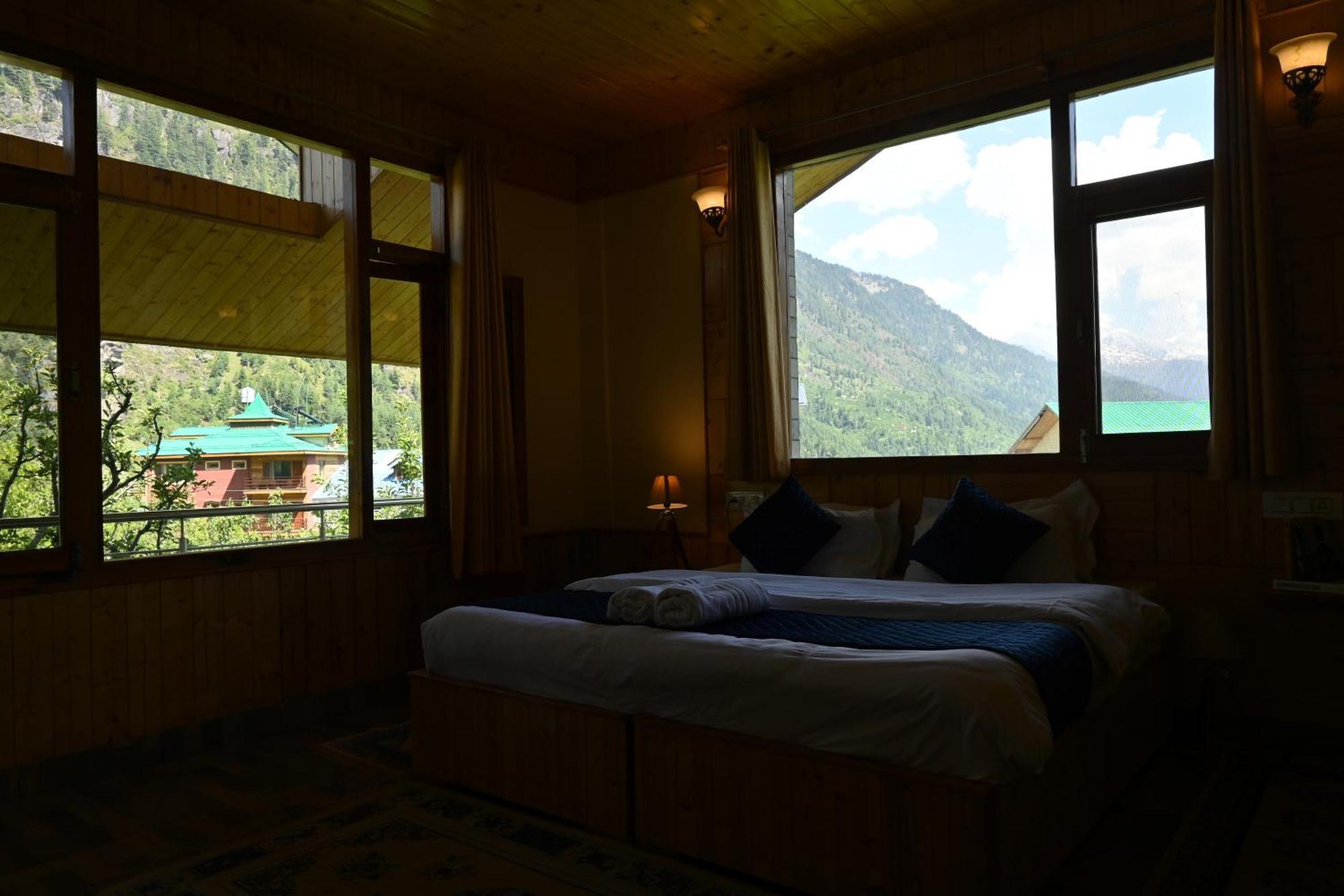 Cascade Mountain Retreat Manali Bed and Breakfast Buitenkant foto