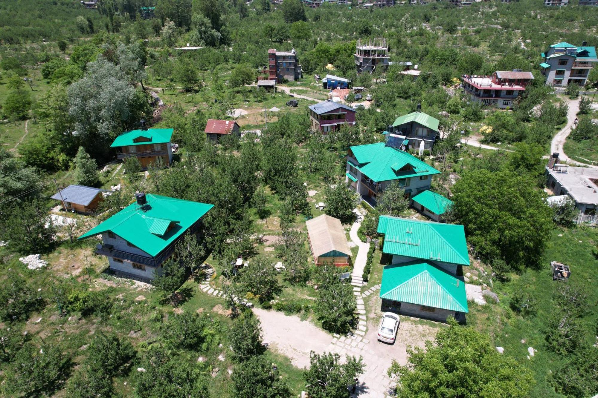 Cascade Mountain Retreat Manali Bed and Breakfast Buitenkant foto
