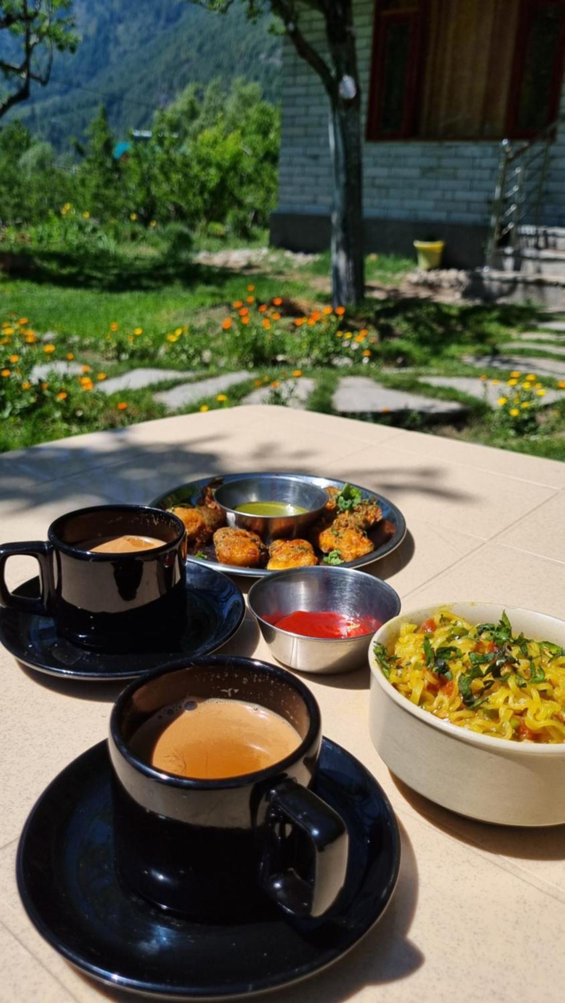 Cascade Mountain Retreat Manali Bed and Breakfast Buitenkant foto